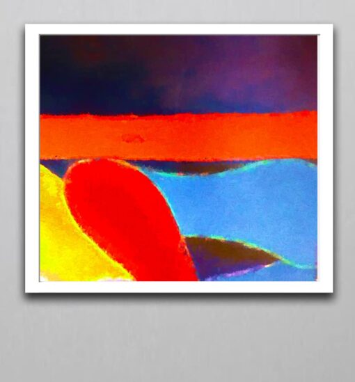 Abstract art 3W Block Color