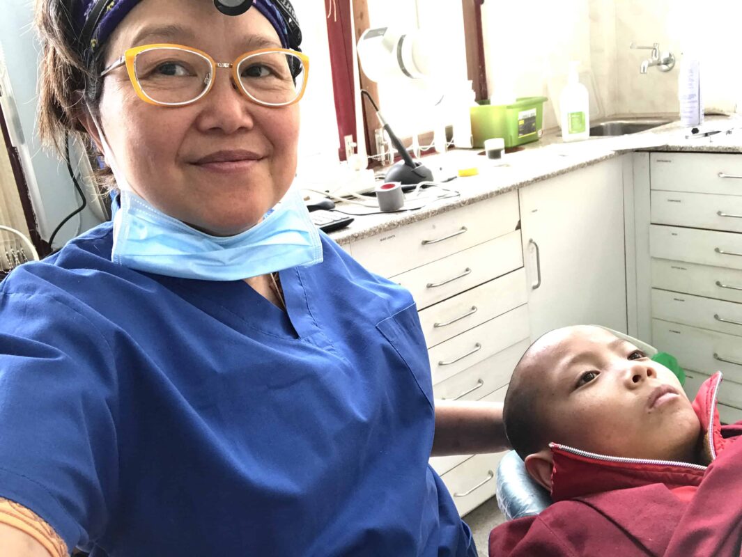 PROJECT YETI- NEPAL DENTAL AID MISSION-DENTAL VOLUNTEERING WORKS KOPAN MONASTERY, NEPAL -DR ZENAIDY CASTRO DENTIST MELBOURNE