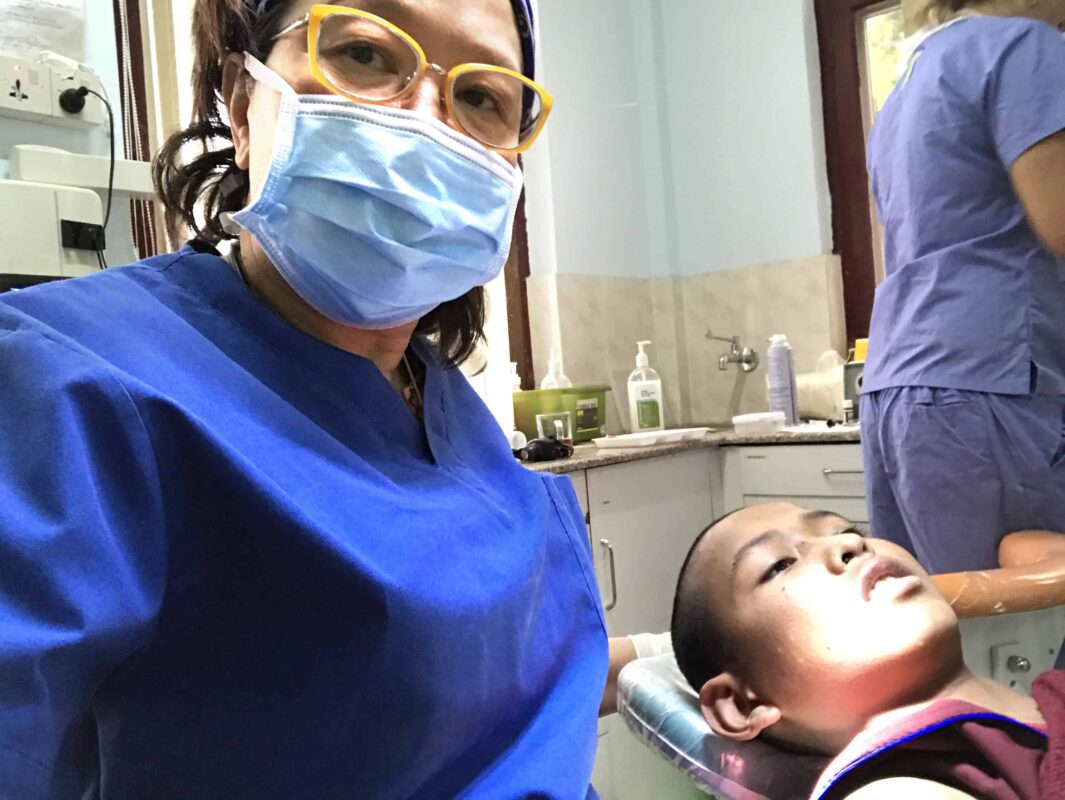 PROJECT YETI- NEPAL DENTAL AID MISSION-DENTAL VOLUNTEERING WORKS KOPAN MONASTERY, NEPAL -DR ZENAIDY CASTRO DENTIST MELBOURNE