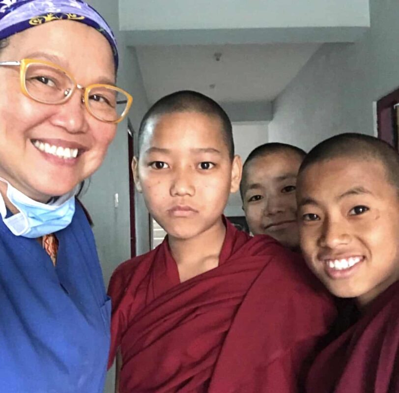 PROJECT YETI- NEPAL DENTAL AID MISSION-DENTAL VOLUNTEERING WORKS KOPAN MONASTERY, NEPAL -DR ZENAIDY CASTRO DENTIST MELBOURNE