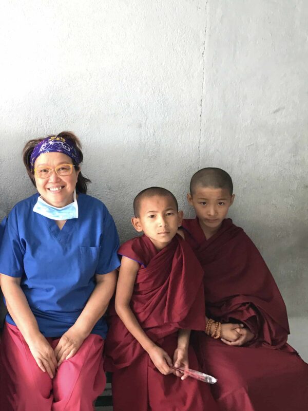 PROJECT YETI- NEPAL DENTAL AID MISSION-DENTAL VOLUNTEERING WORKS KOPAN MONASTERY, NEPAL -DR ZENAIDY CASTRO DENTIST MELBOURNE