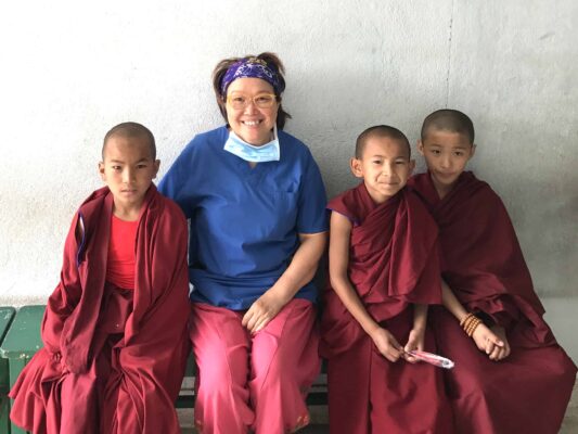 Dental Volunteering work and staying inside Kopan Monastery, Nepal