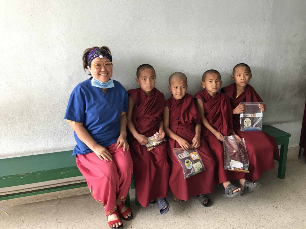 PROJECT YETI- NEPAL DENTAL AID MISSION-DENTAL VOLUNTEERING WORKS KOPAN MONASTERY, NEPAL -DR ZENAIDY CASTRO DENTIST MELBOURNE