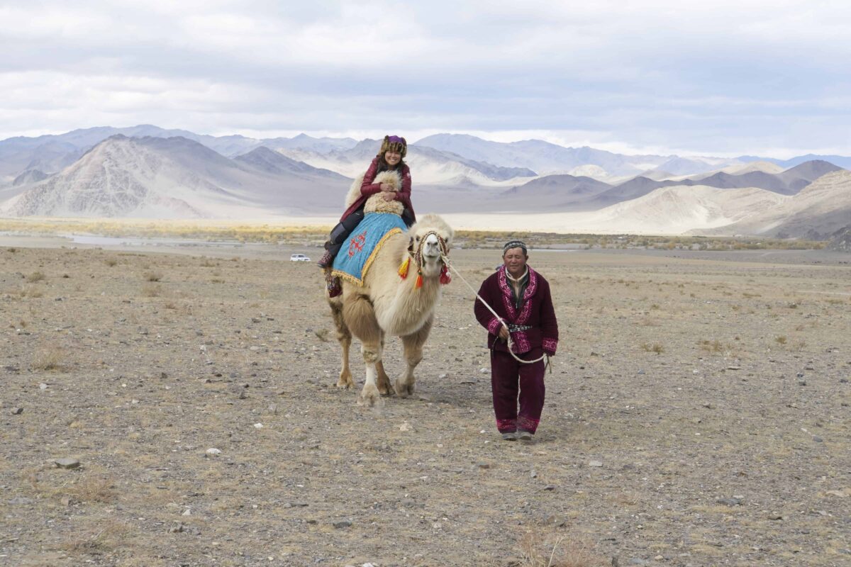 Dr Zenaidy Castri in CAMEL RIDE Mongolia 4