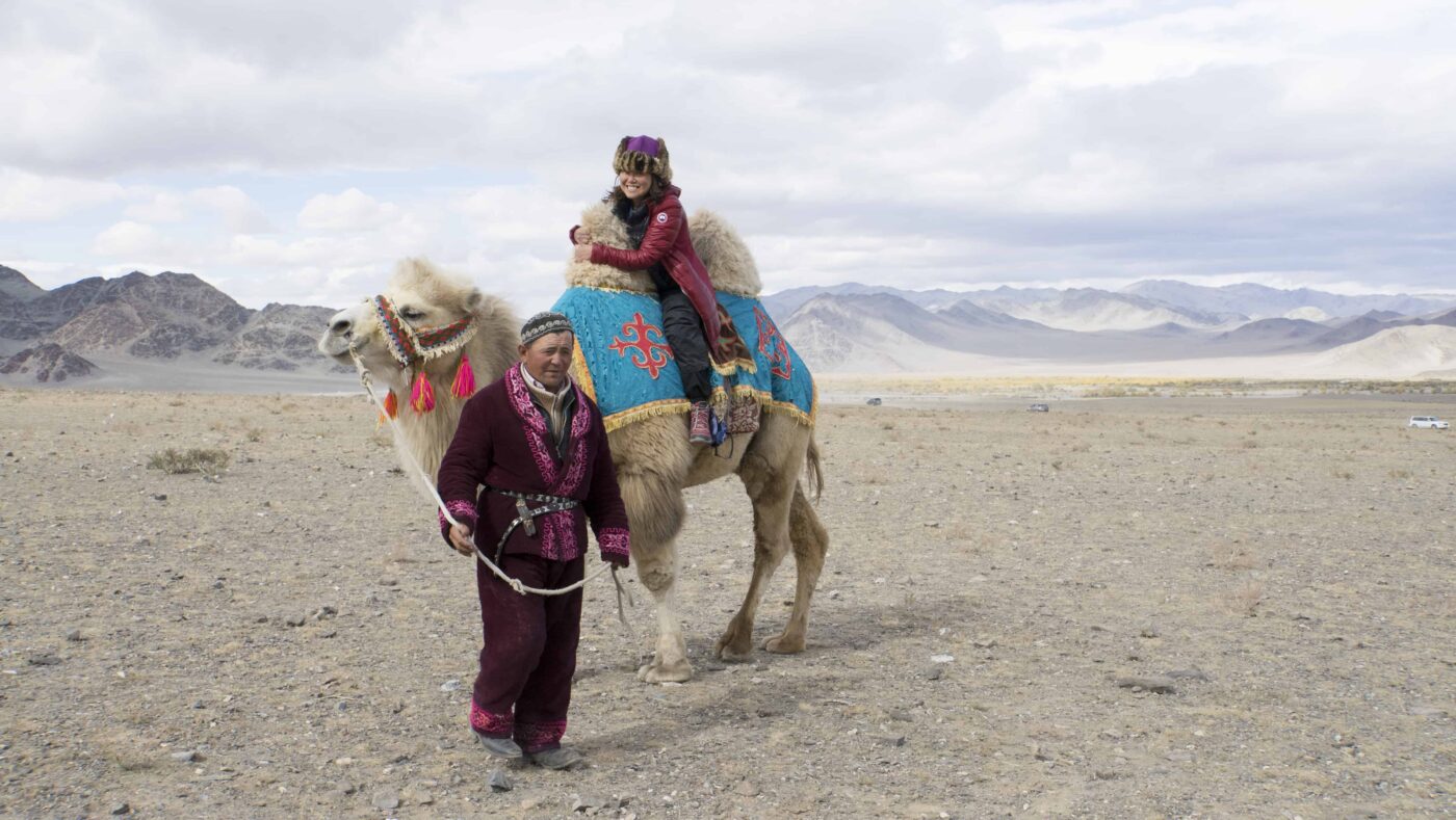 Dr Zenaidy Castri in CAMEL RIDE Mongolia 5