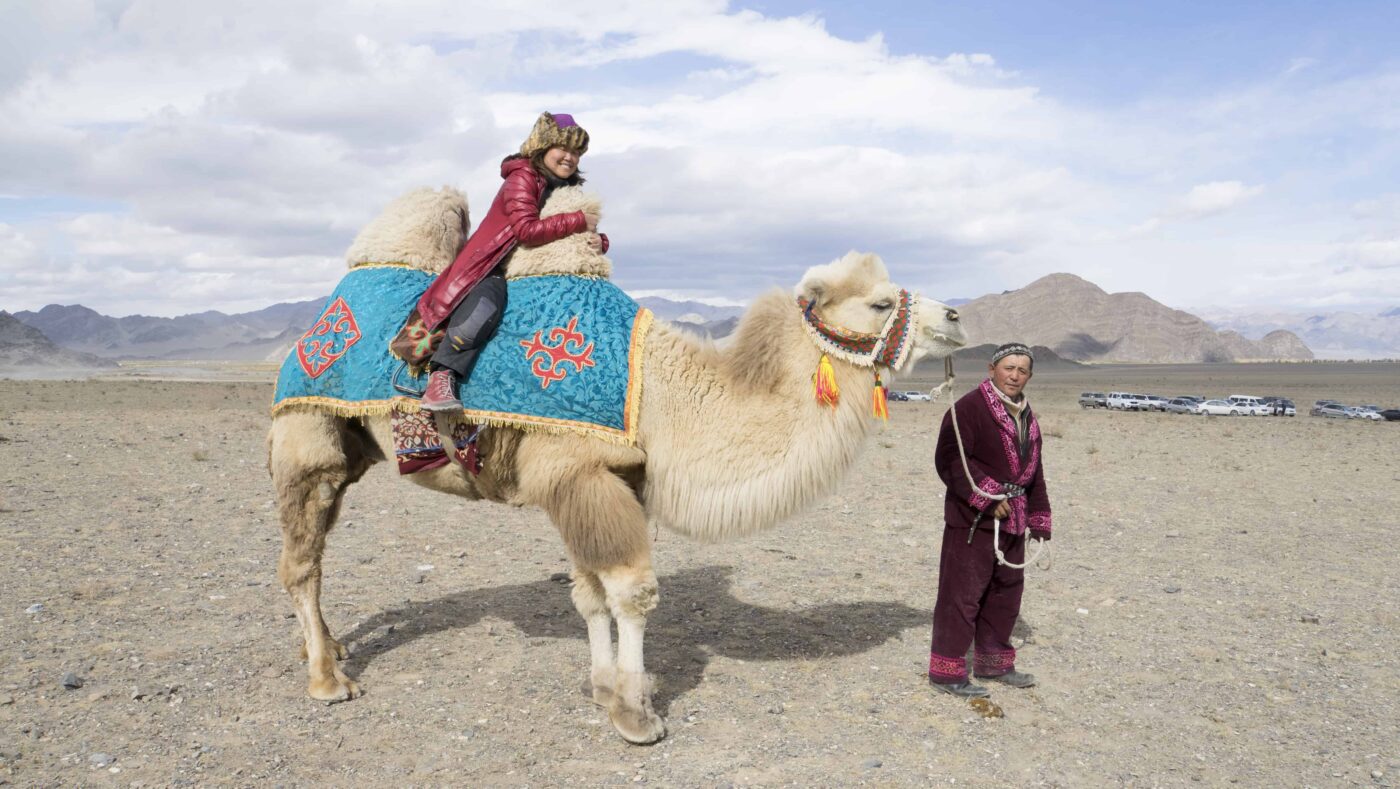 Dr Zenaidy Castri in CAMEL RIDE Mongolia 6